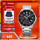 卡西歐（CASIO） EDIFICE EFV-540商務(wù)時(shí)尚男士表 通勤百搭石英男士手表 EFV-540D-1AVUPR100米防水