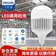 飛利浦（PHILIPS）led燈泡大功率柱形鰭片燈泡高亮倉庫球泡燈高顯色e27螺口燈泡【100w-白光6000K】一只裝