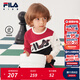 FILA【液氨整理】斐樂(lè )兒童童裝上衣2025年秋季新款男小童套頭衛衣 云菇白-WT 120