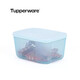 特百惠（Tupperware）700ml彩色冷凍4件套/單個(gè)繽紛冷凍中型保鮮盒套裝 冰箱肉類(lèi)儲藏盒 700ml冷凍-藍色單個(gè)