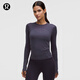 lululemon丨Swiftly Wool 女士羊毛混紡長(cháng)袖運動(dòng)衫 LW3JI4S 大氣紫/大氣紫 M /8