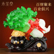 禾笙堂白菜擺件聚寶盆擺件高端大氣開(kāi)業(yè)禮物喬遷裝飾辦公室客廳玄關(guān)擺件