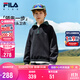 FILA斐樂(lè )兒童童裝加絨衛衣2025年冬季新款男童女童套頭翻領(lǐng)上衣