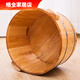 杉木40cm高泡腳木桶洗腳桶木桶家用木盆足浴桶帶蓋 21高單木桶