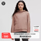 lululemon丨Scuba 女士超寬松款側開(kāi)口連帽衫 LW3IUIS 暮光玫瑰棕 M /L