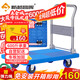 新越昌暉平板車(chē)折疊小推車(chē)手推車(chē)拉貨車(chē)拖車(chē)手拉車(chē)60x90cm承重600斤E22006