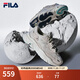 FILA斐樂(lè )女鞋跑步鞋情侶同款老爹鞋MARS火星鞋男鞋休閑運動(dòng)鞋 【女款】奶白/木薯粉-GT 37.5