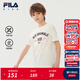 FILA【液氨整理】斐樂(lè )兒童童裝2025年秋季新款男中大童短袖T恤 云菇白-WT 160