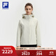 FILA 斐樂(lè )官方女士上衣兩件套2025冬新款健身運動(dòng)寬松連帽外套 淺粉灰-GY M 165/84A/M