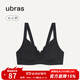 ubras【特賣(mài)】花瓣杯夾心軟支撐小胸聚攏文胸內衣女無(wú)鋼圈胸罩 黑色 S-背心70A/70B/70C