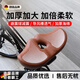 DEATKN德國公路自行車(chē)坐墊防屁股痛動(dòng)感單車(chē)山地無(wú)鼻車(chē)座墊超軟鞍座加厚 加寬無(wú)鼻坐墊（黑色）