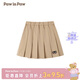 PawinPaw小熊童裝春夏新款女童百搭半身裙百褶裙學(xué)院風(fēng)
