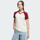 阿迪達斯（adidas）三葉草女子經(jīng)典運動(dòng)休閑短袖V領(lǐng)T恤KE6163 KE6163 XL