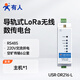 有人LoRa DTU模塊數傳電臺點(diǎn)對點(diǎn)自組網(wǎng)導軌式無(wú)線(xiàn)收發(fā)485串口透傳終端USR-DR216  USR-DR216-L（裸機）