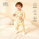 宜爽兒男女寶寶分體套裝冬季內穿打底秋衣秋褲睡衣嬰兒高腰護肚內衣