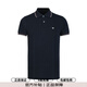 阿瑪尼（ARMANI）奢侈品男裝Polo衫男士夏季商務(wù)休閑翻領(lǐng)上衣短袖衫 8N1FB41JPTZ 藏青色 L