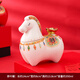 瓷匯意2026馬年生肖創(chuàng  )意存錢(qián)罐擺件馬上有錢(qián)吉祥物禮品開(kāi)業(yè)年會(huì )招財定制 馬上發(fā)財茶葉罐【白色】+精美禮盒