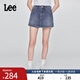 Lee25新品經(jīng)典五袋款設計中藍色女牛仔裙褲休閑潮流LWB009914101 中藍色 29