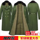 際華 3565軍大衣男老式棉大衣冬季加厚加長(cháng)款保安大衣黃防寒服東北棉襖棉服 綠色棉里（新疆棉）-升級加厚款