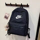 NBA CARES-NIKE新款潮流大容量四五六年級書(shū)包簡(jiǎn)約雙肩包初高中學(xué)生旅行男 2066nk滿(mǎn)天星黑色 無(wú)掛件