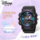 迪士尼（Disney）電子手表女學(xué)生初中生女孩高中生運動(dòng)防水兒童手表12-16歲機械 黑莓紫【配庫洛米手鏈】