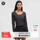lululemon丨Rulu 女士長(cháng)袖亨利衫 LW3IU0S 石墨灰 S
