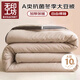 無(wú)印工坊無(wú)印良品織物旗下A類(lèi)大豆纖維被子秋冬天棉被芯褥6斤200x230cm 咖