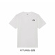 北面（The North Face）北面/THE NORTH FACETNF男女款純棉T恤短袖圓領(lǐng)套頭百搭休閑通勤 白色-NT7UR00J XL