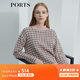 PORTS寶姿女裝 秋冬新品毛衣LL9K489LZF036 芋粉混色 M