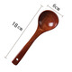 海燕之天木勺子長(cháng)柄日式簡(jiǎn)約木湯勺火鍋勺拉面勺子大湯勺長(cháng)柄粥勺木頭勺子 18CM*6CM【適合面碗喝湯】