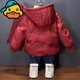 G.duck小黃鴨男童羽絨服秋冬季2025新款過(guò)年喜慶衣服兒童裝寶寶紅色外套 紅色白鴨絨羽絨服 90 [80-90cm] 建議1~2歲