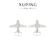 XUPING旭平首飾合金飛機造型機翼微鑲小巧精致個(gè)性時(shí)尚耳釘女X00116829 耳釘