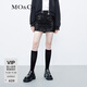 MO&Co.半身裙重工珠片疊繡派對風(fēng)高腰包臀迷你短裙內襯短褲摩安珂 黑色-第2批 M 165