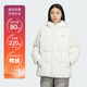 阿迪達斯（adidas）三葉草  2025冬女款保暖中長(cháng)款腰部可調節鴨絨連帽羽絨服 KF3685 L