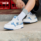 MLB熊貓配色時(shí)尚潮流休閑厚底低幫板鞋3ASXD015N-50NYS白青色39