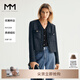 麥檬MM商場(chǎng)同款24秋新品重磅亮絲花呢 復古風(fēng)小香外套5F8213771 藏青5F8213771 M