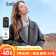百圖（betu）女裝2025年秋季新款毛呢外套中長(cháng)款羊毛62.2%雙面呢大衣女2509T11 深灰 M