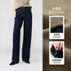 塔馳密司（touchmiss）加絨加厚闊腿牛仔褲女2025冬季新款大碼女褲寬松保暖直筒褲 水墨藍-防褪色極熱絨 31