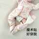新生嬰兒冬天褲子a類(lèi)純棉女寶寶夾棉包腳保暖開(kāi)襠小月齡連腳棉褲 【保暖棉褲】包腳粉 52 ：0-2個(gè)月 推薦體重：6-10斤