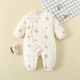 早產(chǎn)兒嬰兒衣服小碼特小冬連體加厚棉衣早產(chǎn)寶寶48碼秋冬衣服冬裝 小熊側開(kāi)棉衣 50cm (XL) 衣長(cháng)46cm適合6-8斤寶寶
