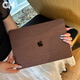 M5適用M4蘋(píng)果筆記本macbookair保護殼13寸pro保護套m3電腦殼外殼 木紋深棕 25款Air M4【13寸】型號A3240
