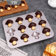 學(xué)廚蛋糕模具12連不粘蘑菇瑪德琳烘焙模具瑪芬烤盤(pán)卡通餅干模 