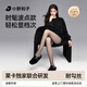 小野和子波點(diǎn)黑絲光腿神器女冬加絨加厚連褲襪雙層黑透膚打底絲襪