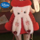 迪士尼（Disney）女童兔耳朵皮草外套冬裝新款兒童加絨加厚仿貂毛小女孩輕奢風(fēng)冬裝 紅色拜年款 110 建議100-110cm2歲-3歲