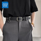 真維斯ins簡(jiǎn)約男女針扣通用韓版復古新款百搭牛仔褲腰帶潮流褲帶