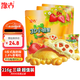 豫吉3D小螃蟹造型草莓牛奶味餅干216g約45小包立體兒童休閑小餅干