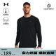 安德瑪（UNDERARMOUR）秋冬Tech男子訓練運動長袖T恤1328496 黑色001 L