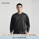 Calvin Klein運動(dòng)【防曬免燙】秋季男士ck字母印花戶(hù)外休閑跑步圓領(lǐng)套頭衛衣 001-太空黑 M