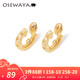 osewaya耳夾無(wú)耳洞女日系簡(jiǎn)約小巧淑女氣質(zhì)時(shí)尚潮耳飾高級感耳環(huán)七夕禮物 金色