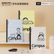 國譽(yù)（KOKUYO）Noritake聯(lián)名插畫(huà)師Campus無(wú)線(xiàn)裝訂本筆記本膠裝軟抄本 A5/40頁(yè)/8mm*21行 3本混色 WSG-NB2XA5403